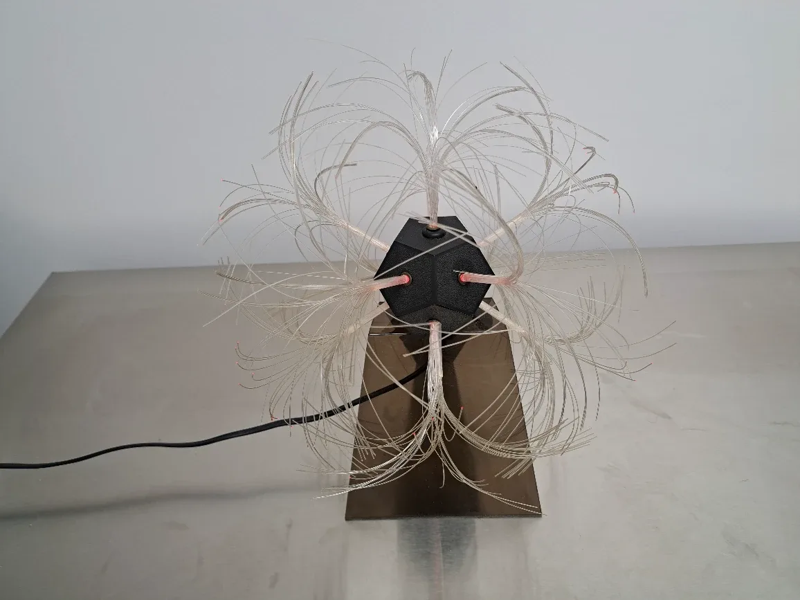 Vintage MCM Fiber Optic Lamp image indicator(4)