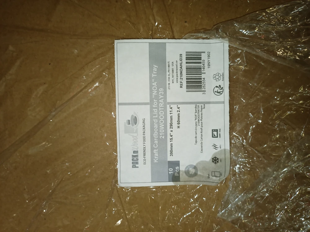 PACKNWOOD Kraft Cardboard Lid for "NOA" Tray - photo 3