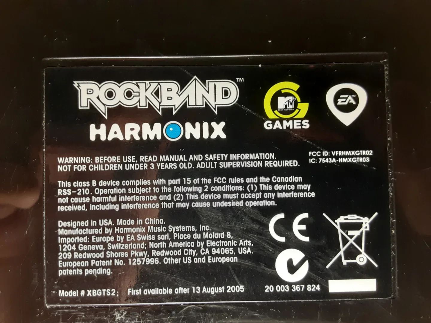 Rockband Xbox 360 - Fender Stratocaster Guitar Controller image indicator(10)