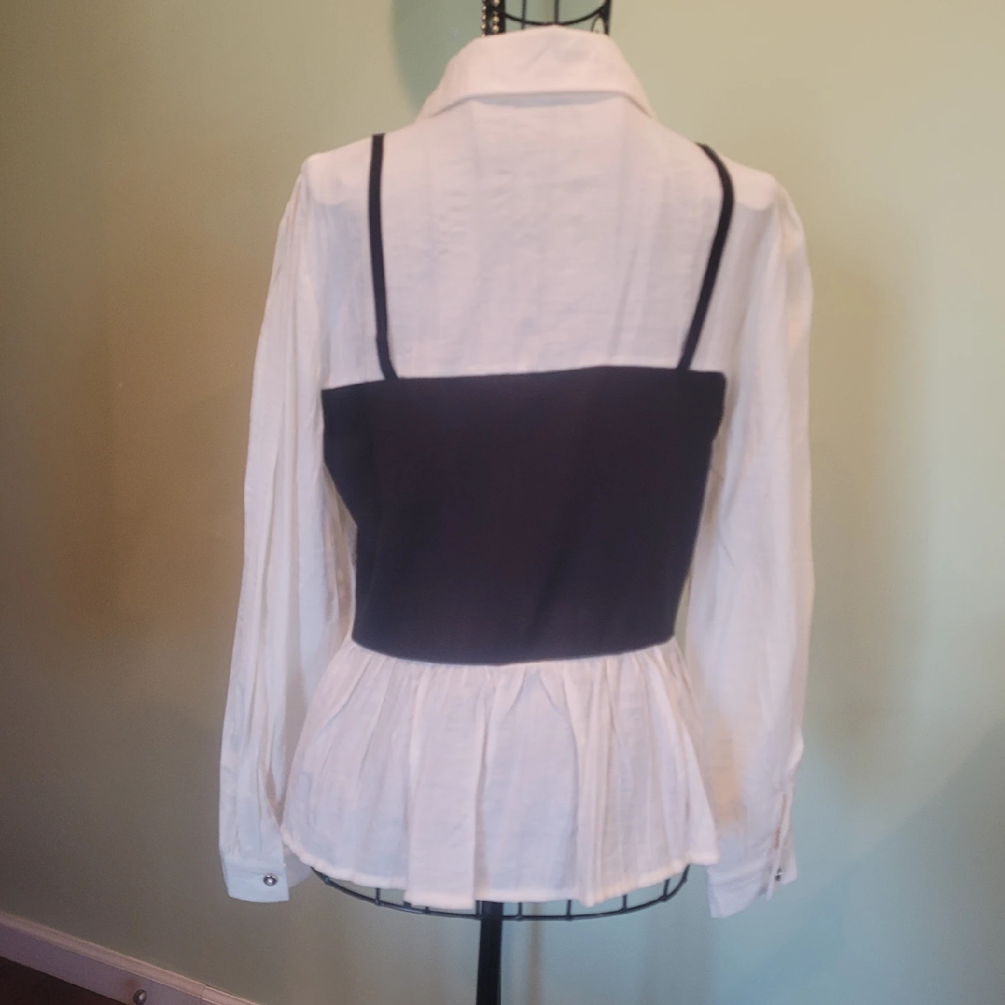DANFUYA Women's Corset Style Blouse - photo 2