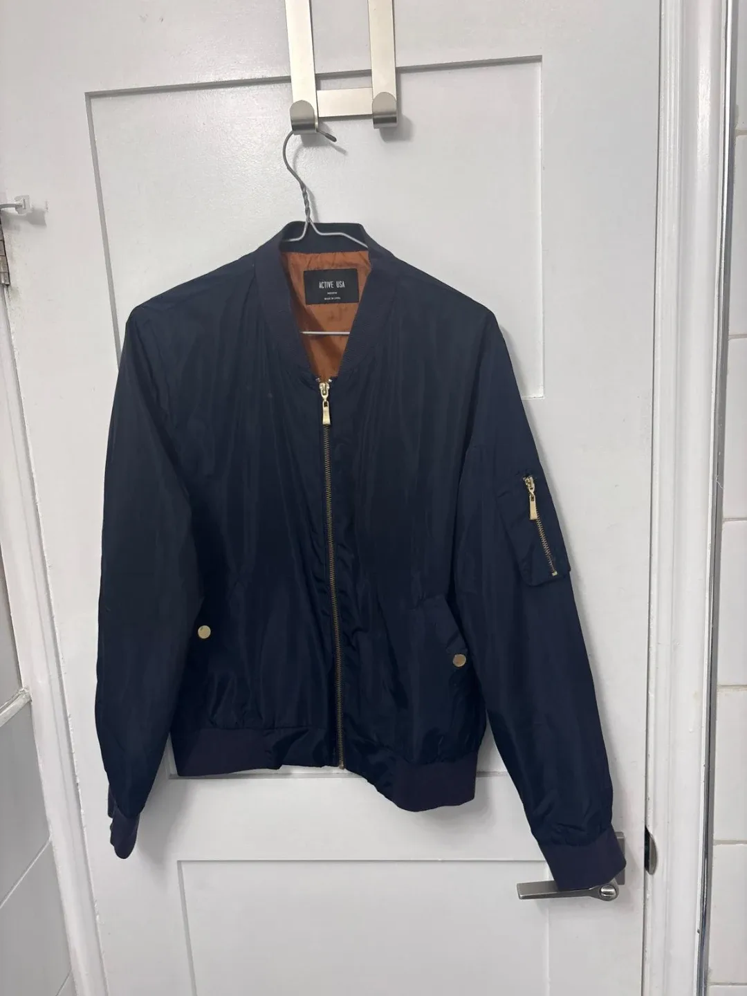 Active USA Bomber Jacket, Size Medium thumbnail