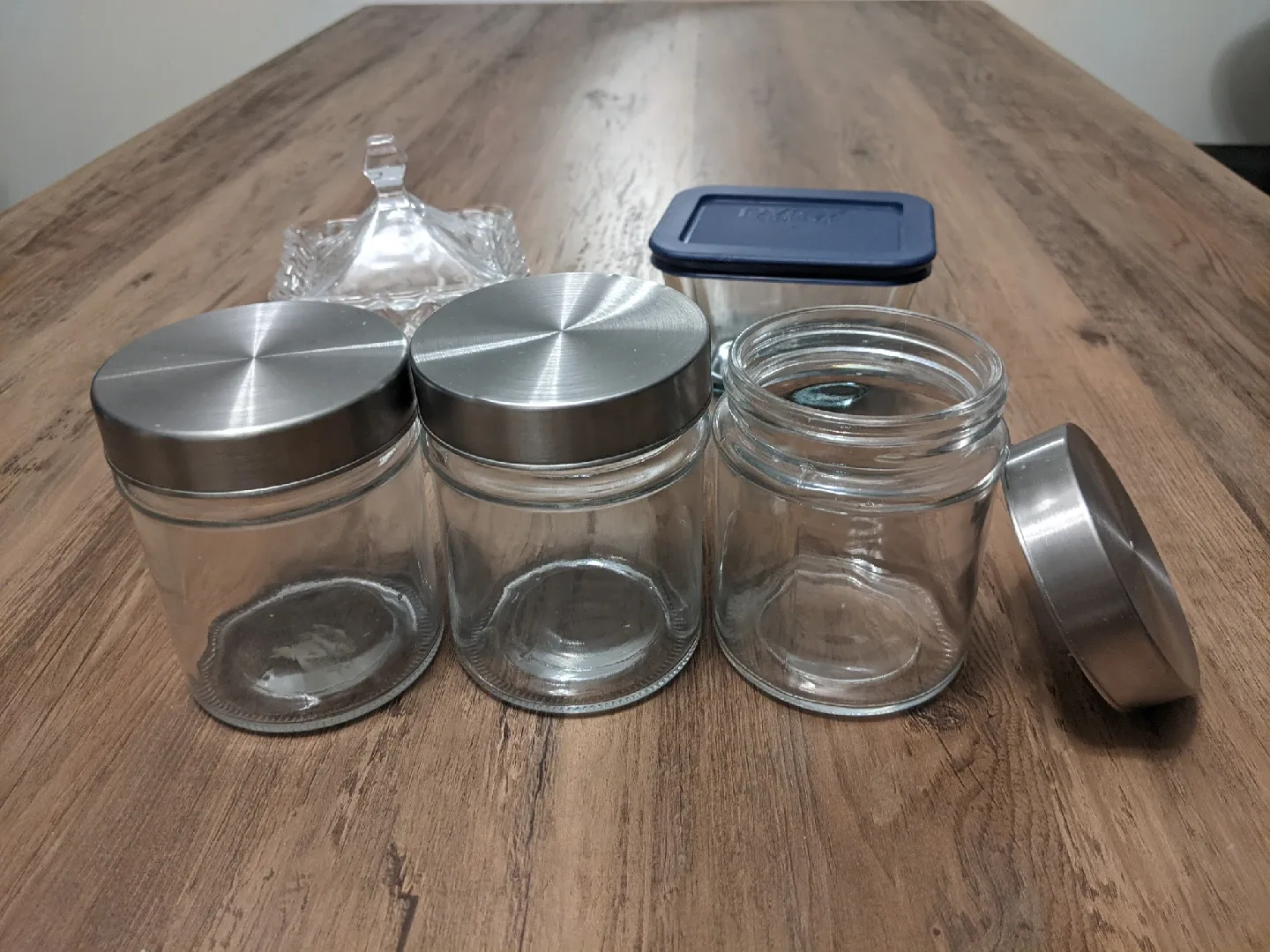 Glass Jars & Container Set image indicator(4)