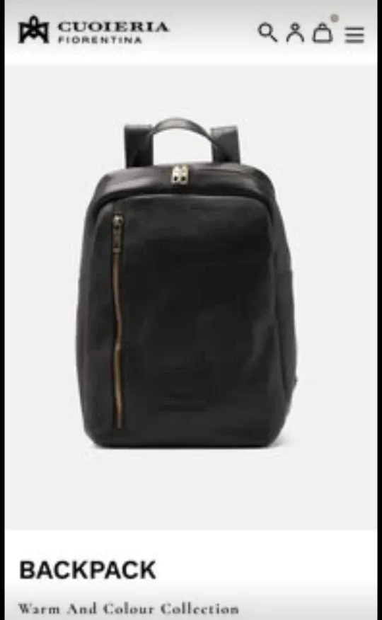 Cuoieria Fiorentina Leather Backpack image indicator(4)