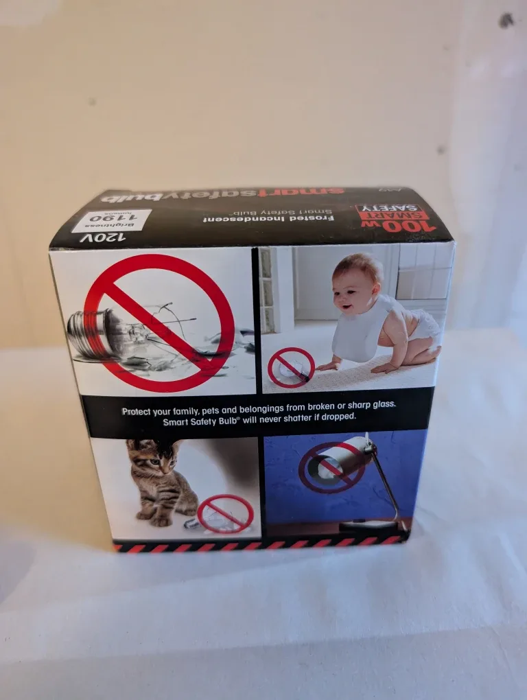 Smart Safety Bulb 100W, 2-Pack image indicator(2)