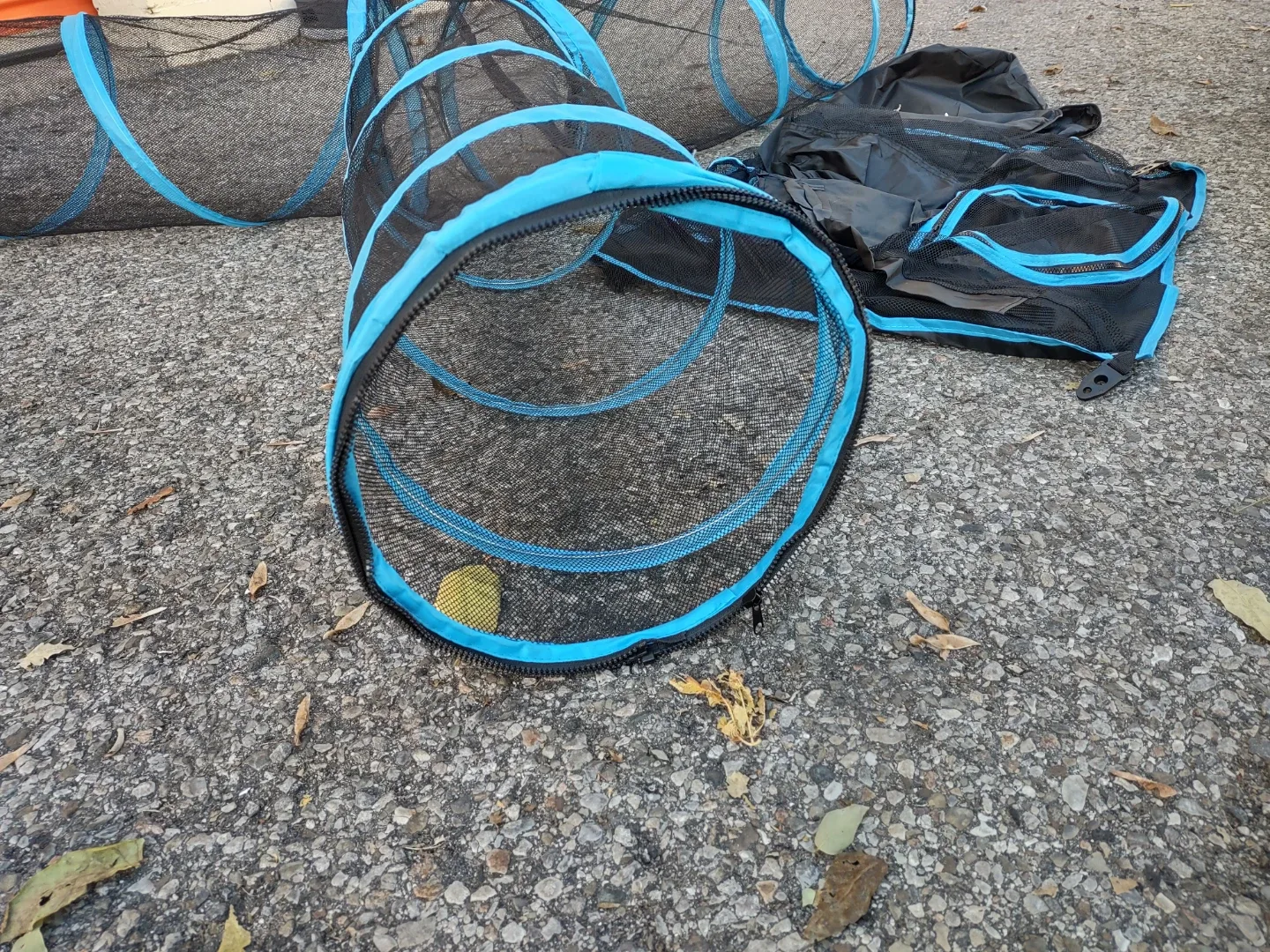 Pawaboo Cat Tunnel - Black & Blue image indicator(5)