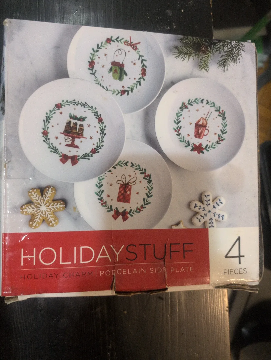 🥕Holiday Stuff Holiday Charm Porcelain Side Plates - New