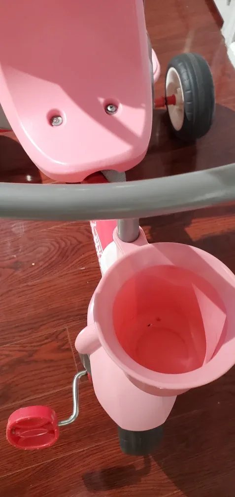 Radio Flyer Steer & Stroll Pink Trike image indicator(4)