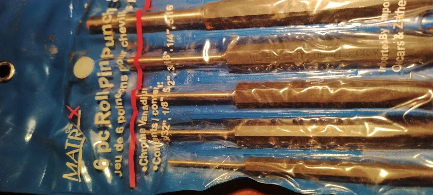 Matrix 6 pc Roll Pin Punch Set - New image indicator(2)