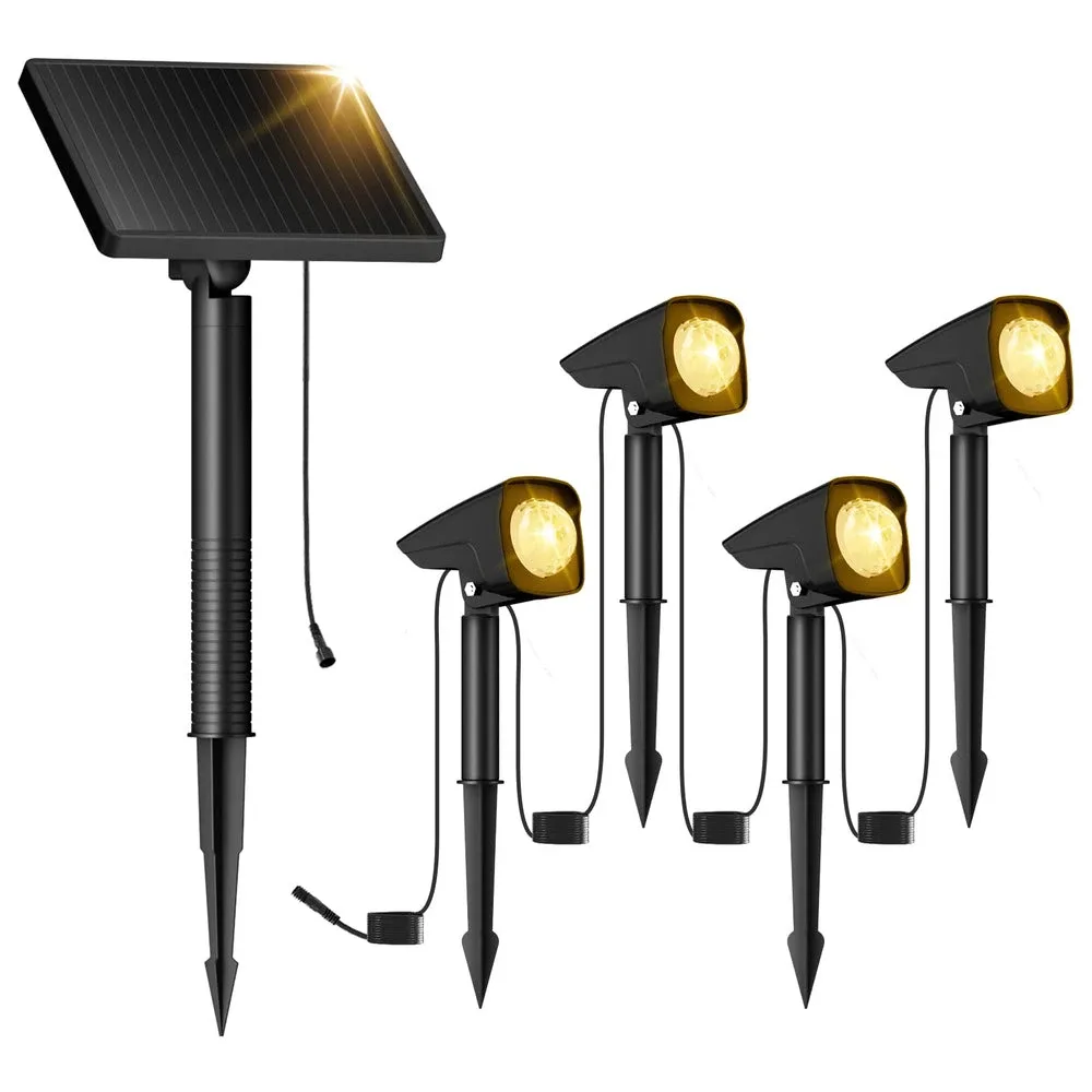Solar Powered Outdoor Spotlights - Waterproof