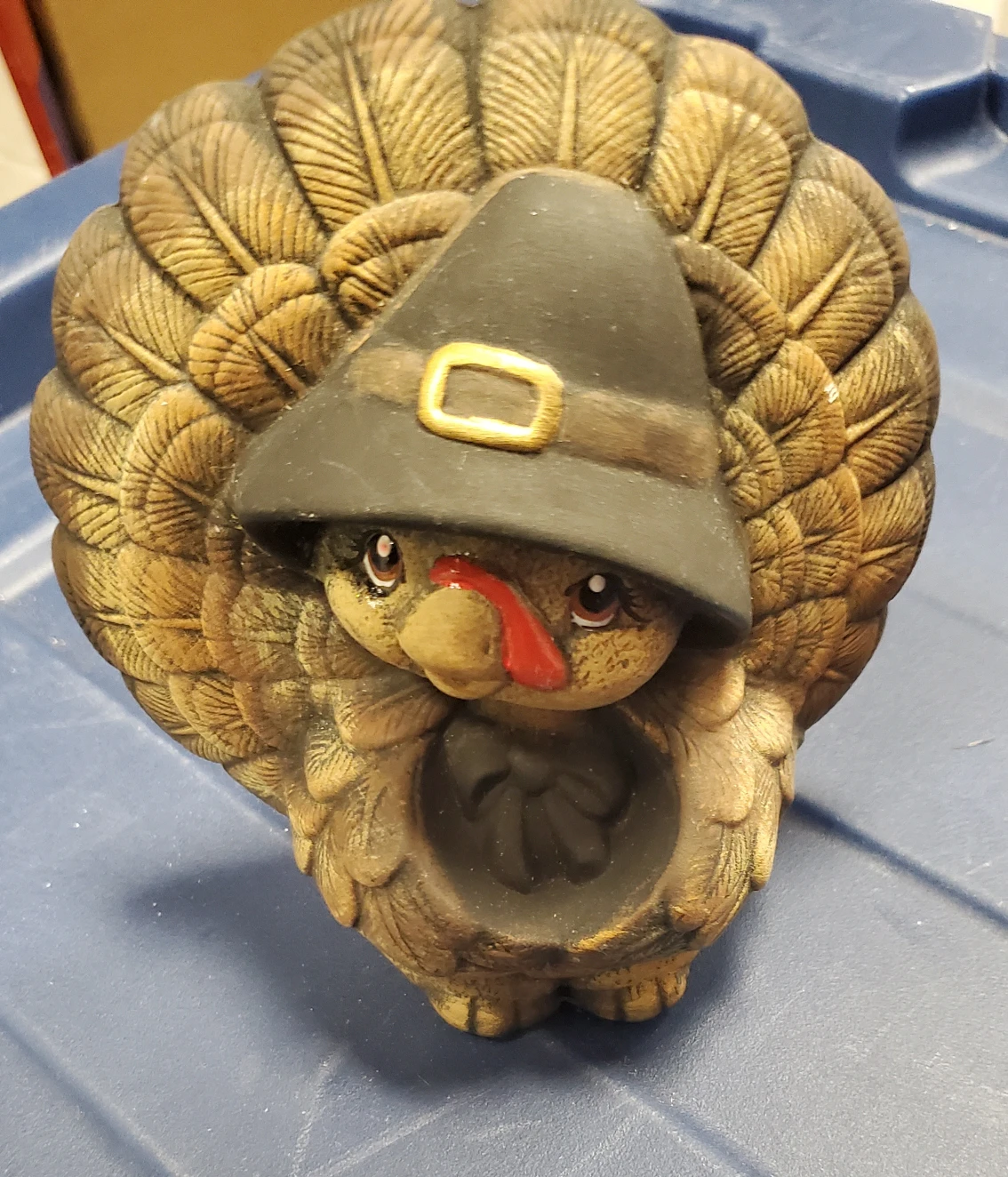 Thanksgiving Turkey Figurine vintage - photo 3