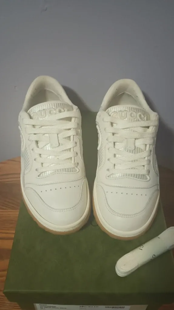 Gucci Screener Leather Sneaker -Size 4.5
