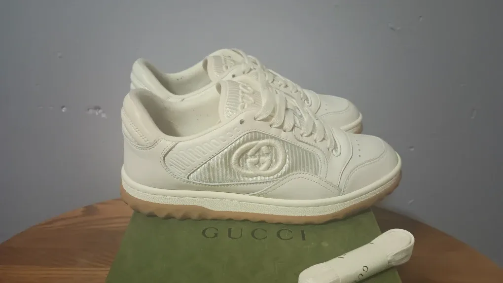 Gucci Screener Leather Sneaker -Size 4.5 image indicator(4)