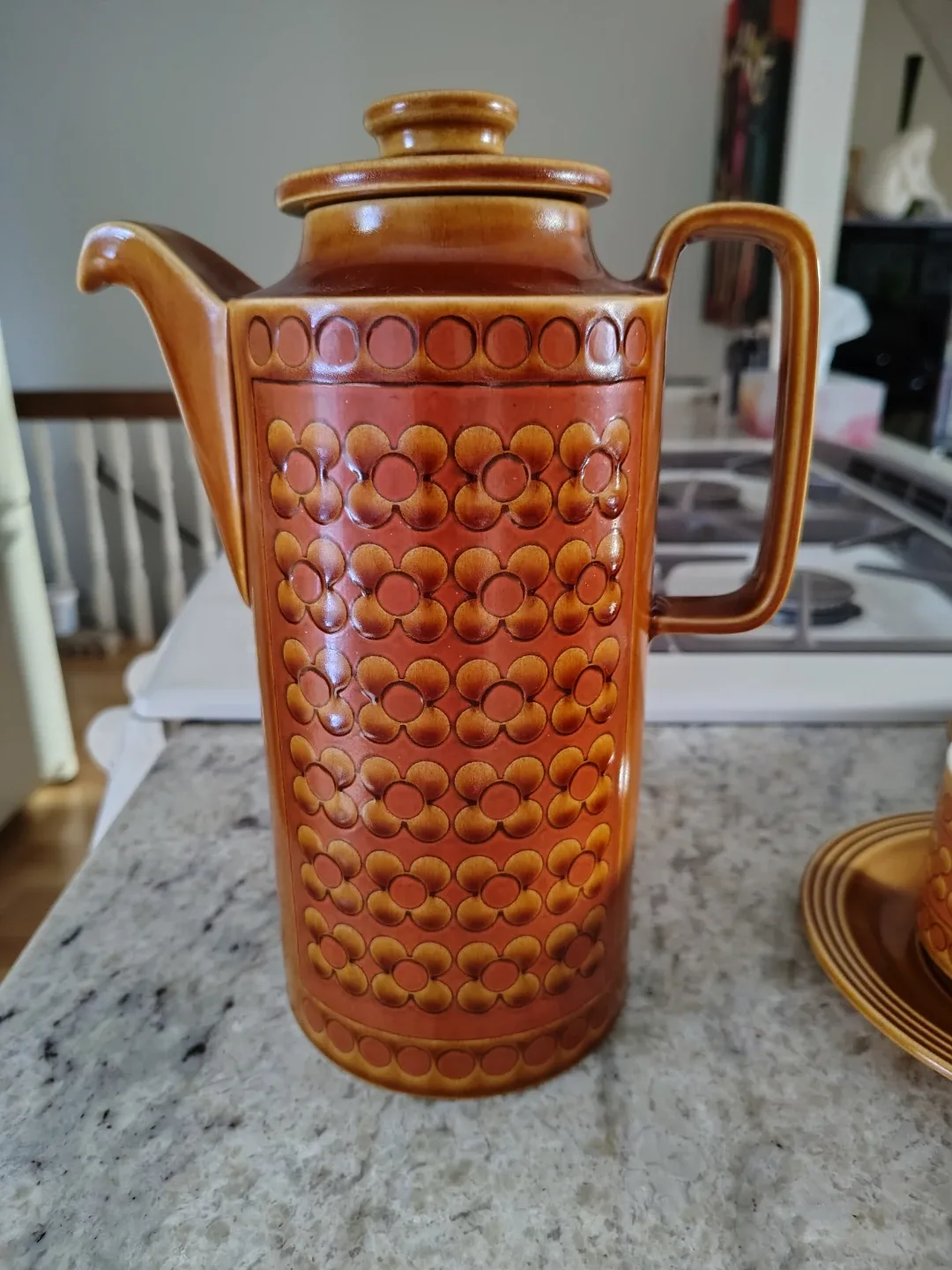 1974 Hornsea England “Saffron” Coffee Set – NEW + UNUSED thumbnail