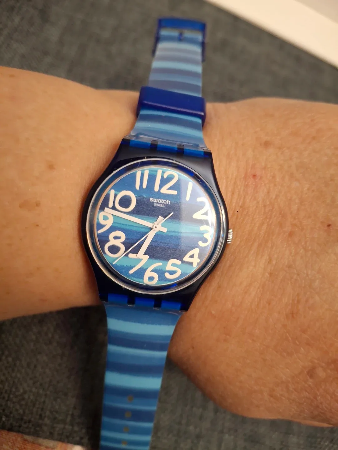 Swatch Watch - Blue Stripes image indicator(5)