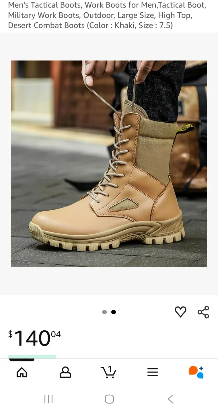 Brand new Tactical,Work,Outdoor Boots Waterproof good for winter image indicator(3)