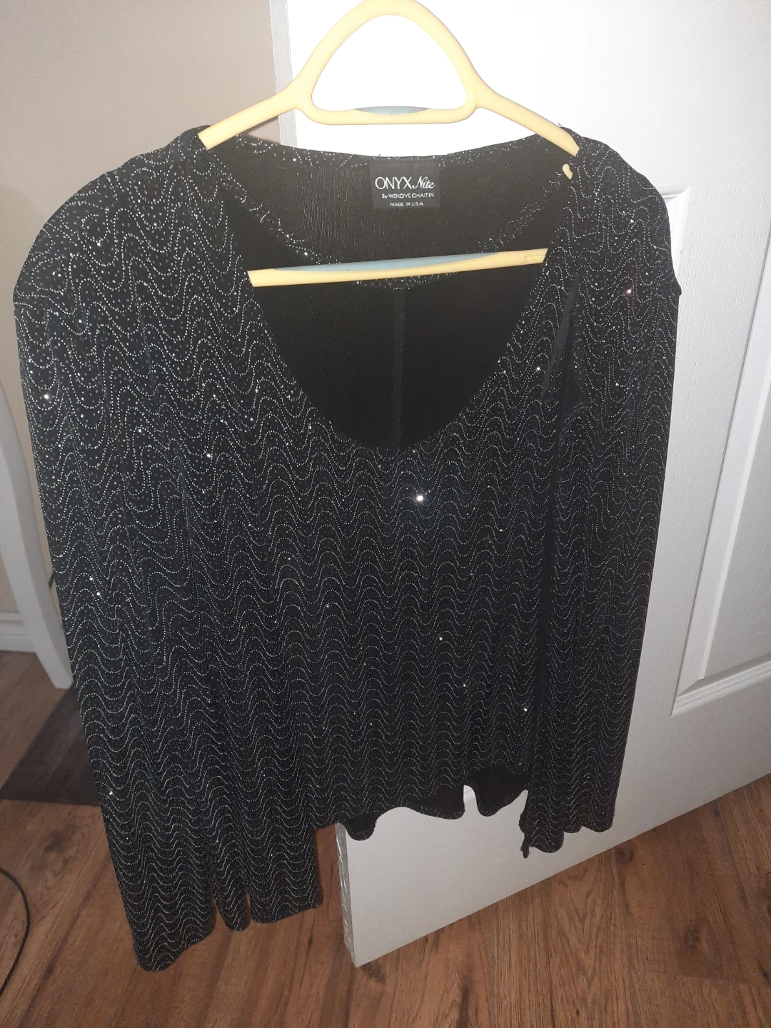 Onyx Nite Black Sparkle Top  pick up only in st.albert