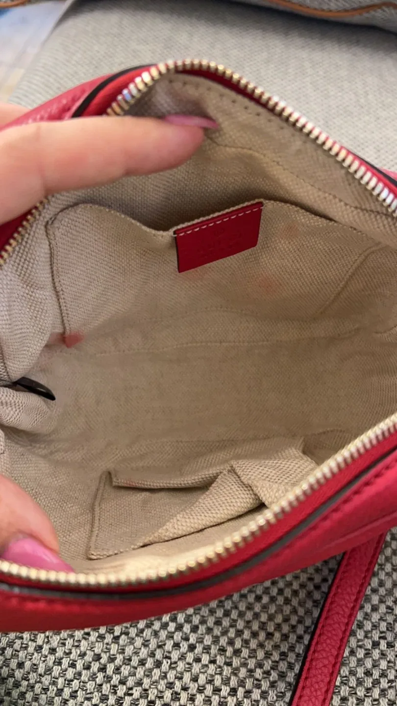 Gucci Soho Disco Bag - Red Leather image indicator(5)