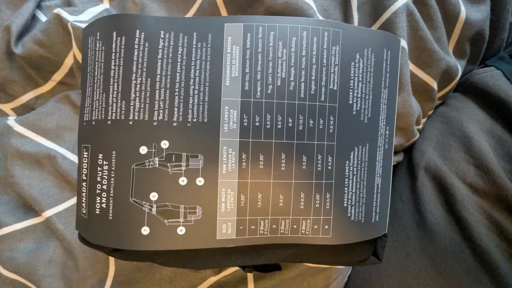 Canada Pooch Suspenders Dog Boots - Size 2 image indicator(3)