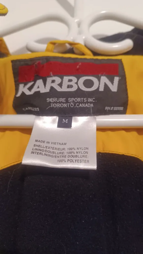 Vintage Karbon Yellow & Black Jacket - Size M image indicator(5)