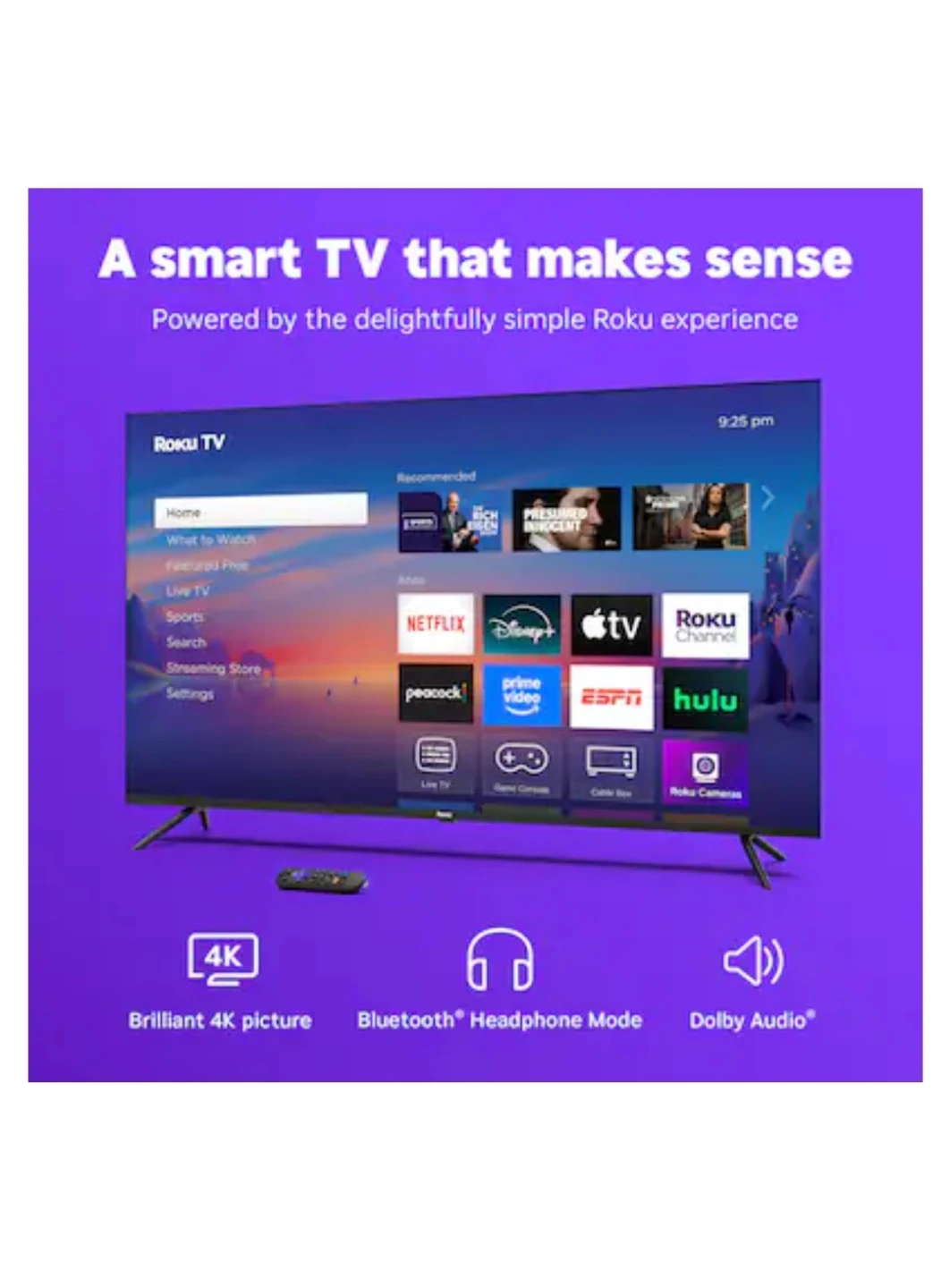 SHARP Roku TV 4K SMART UHD - photo 2