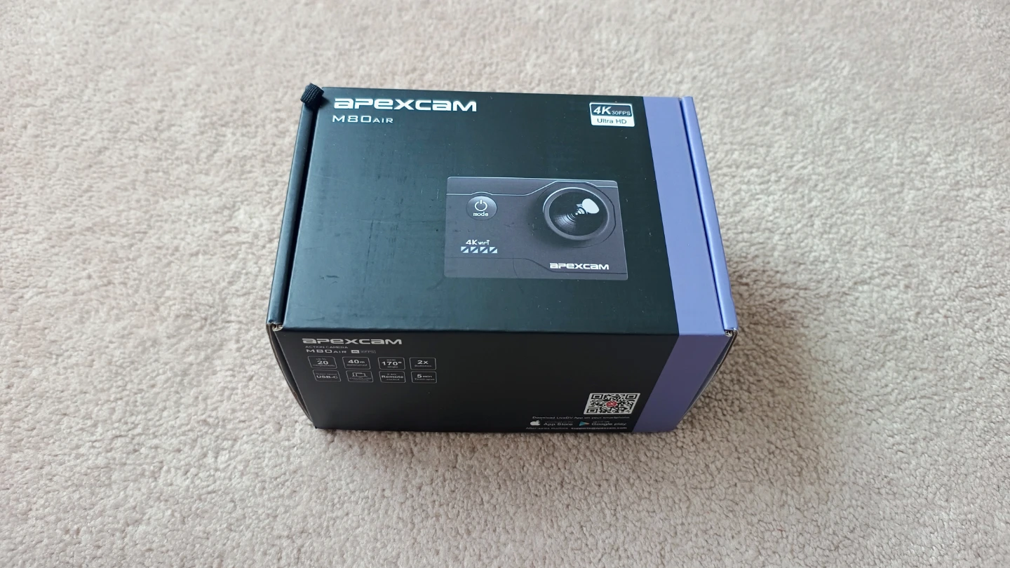 ApexCam M80 Air 4K Action Camera - New!