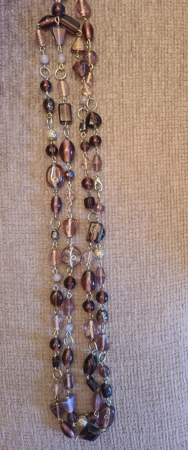 Vintage Beaded Necklace + FREE coastal theme necklace