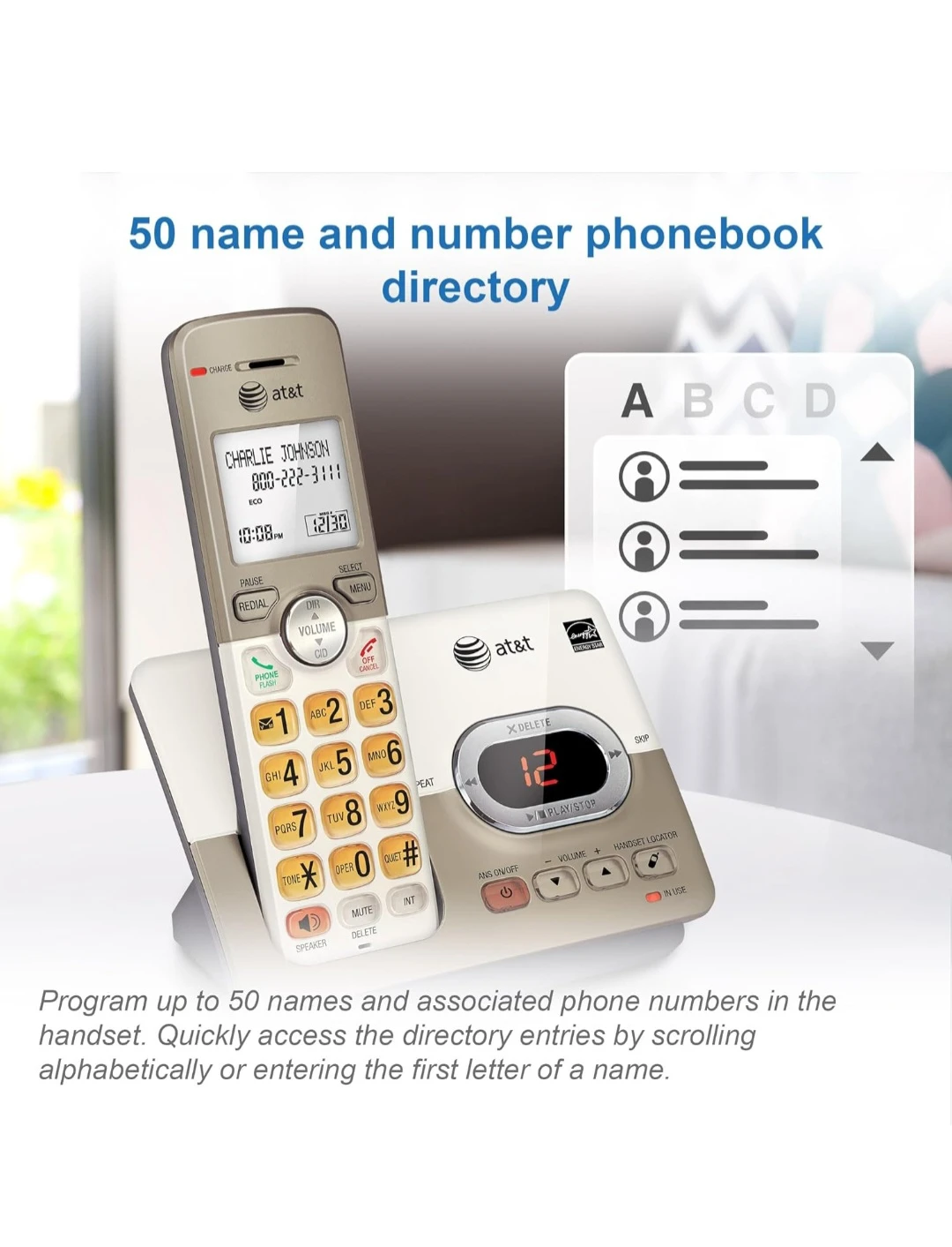 AT&T Cordless Phone with Answering System - photo 3