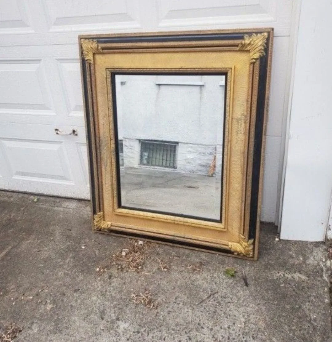 Beautiful large vintage mirror thumbnail