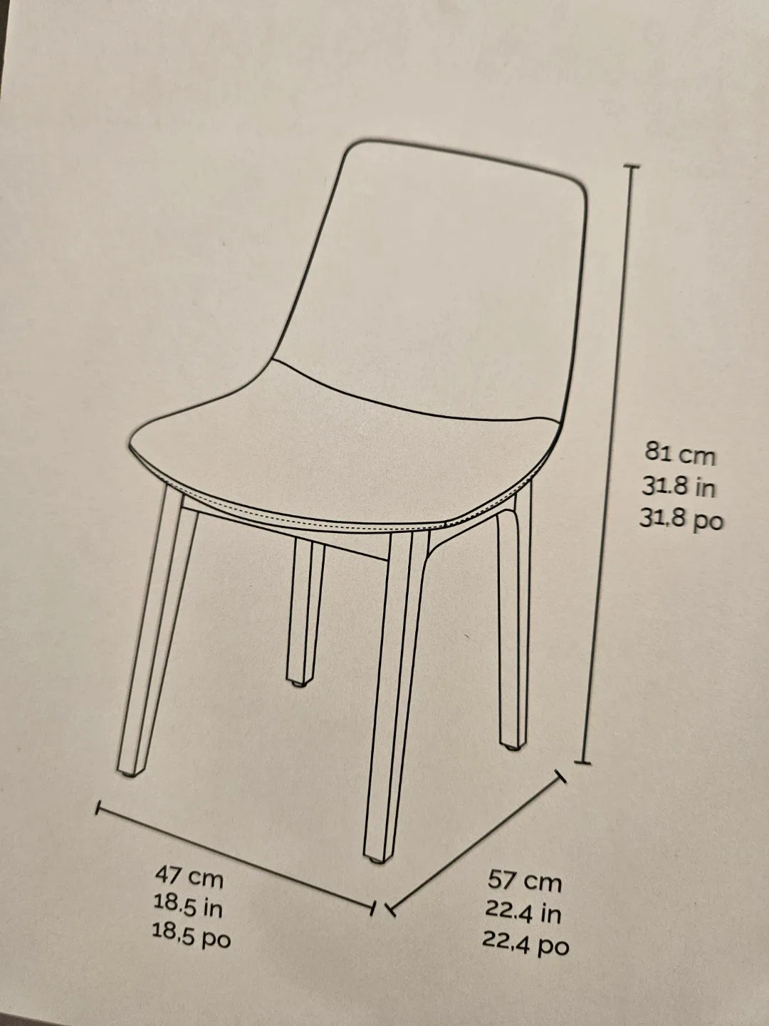 4 New Dining Chairs image indicator(5)