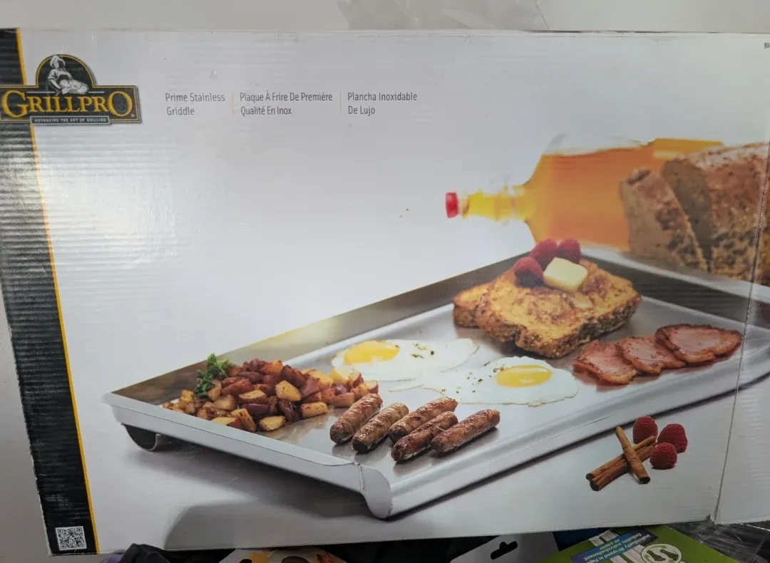 Grillpro Prime Stainless Griddle - BRAND NEW! thumbnail