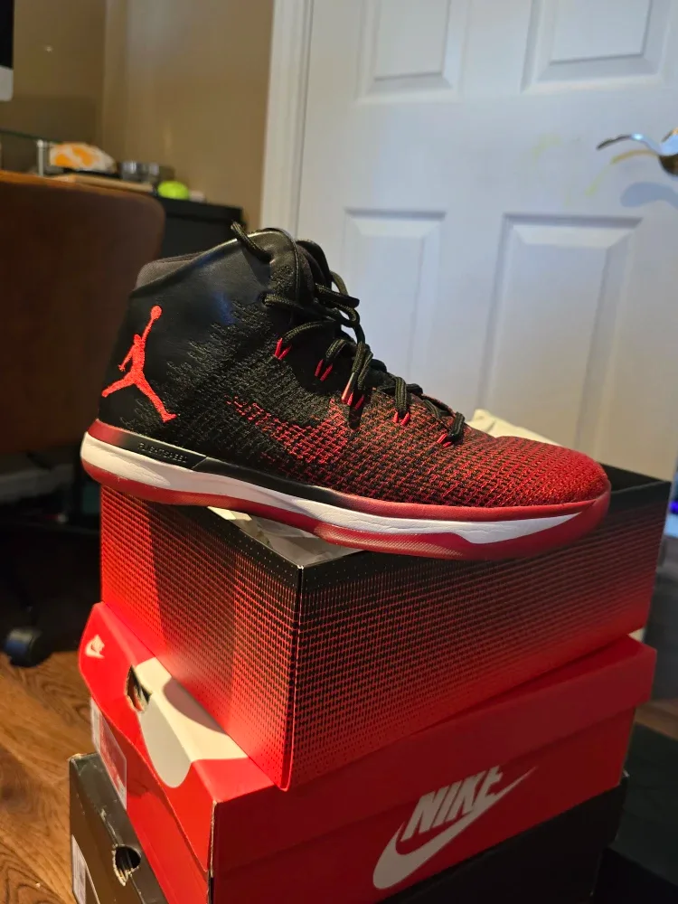 Jordan XXXI 31 Black Red Basketball Shoes