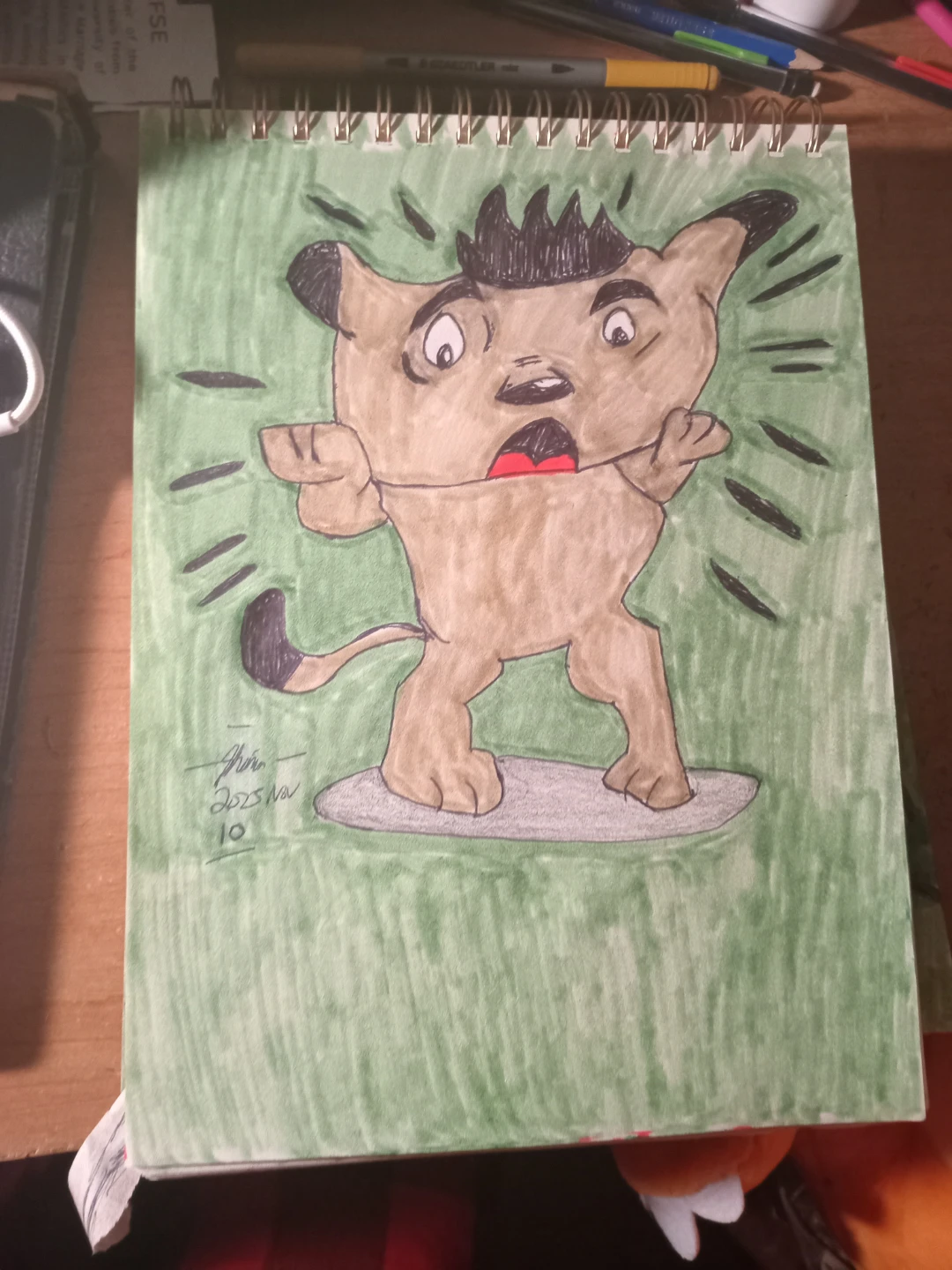 Animated Dog Drawing Illustration By Custom Artist