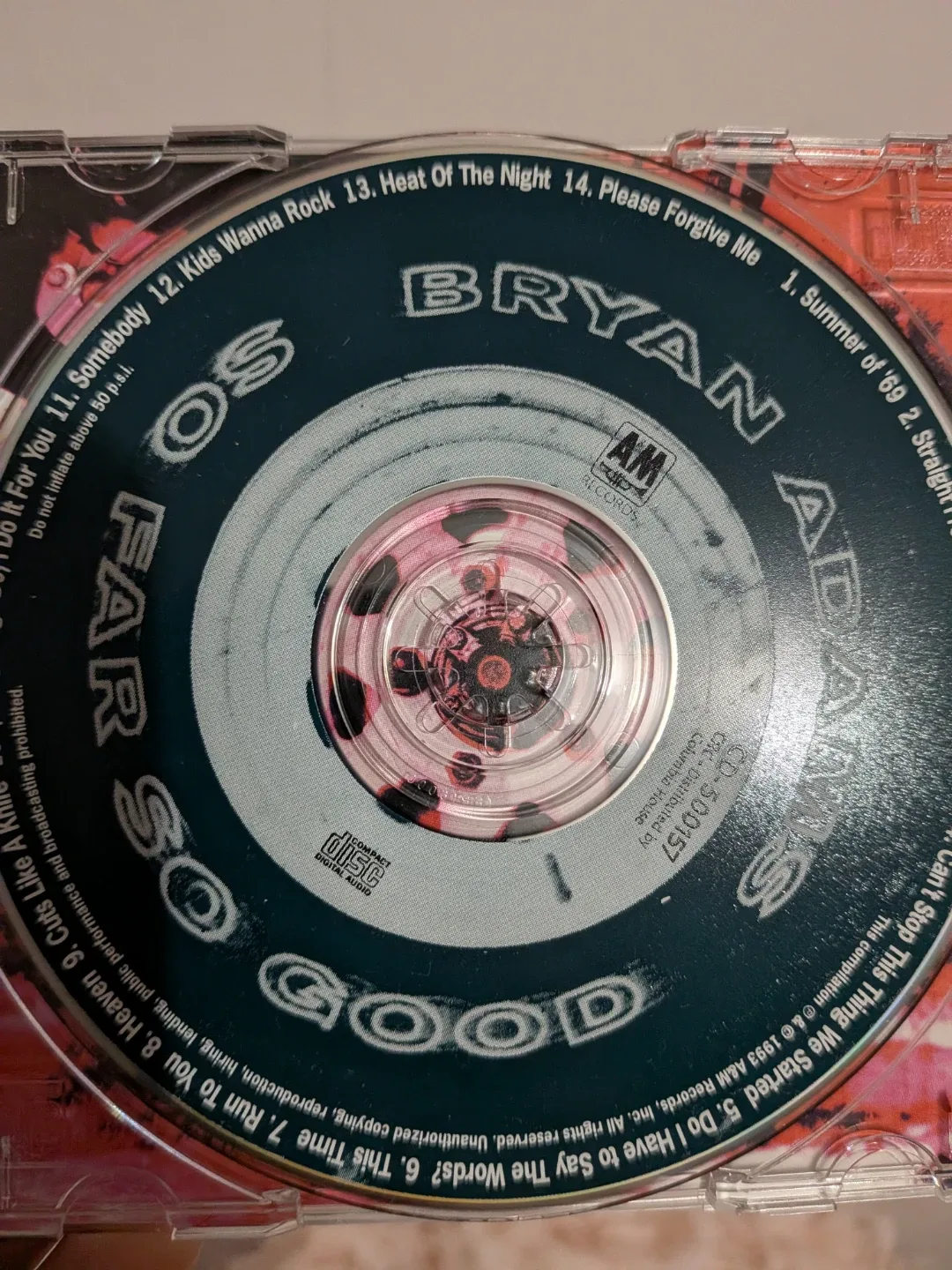 Bryan Adams - So Far So Good CD image indicator(3)