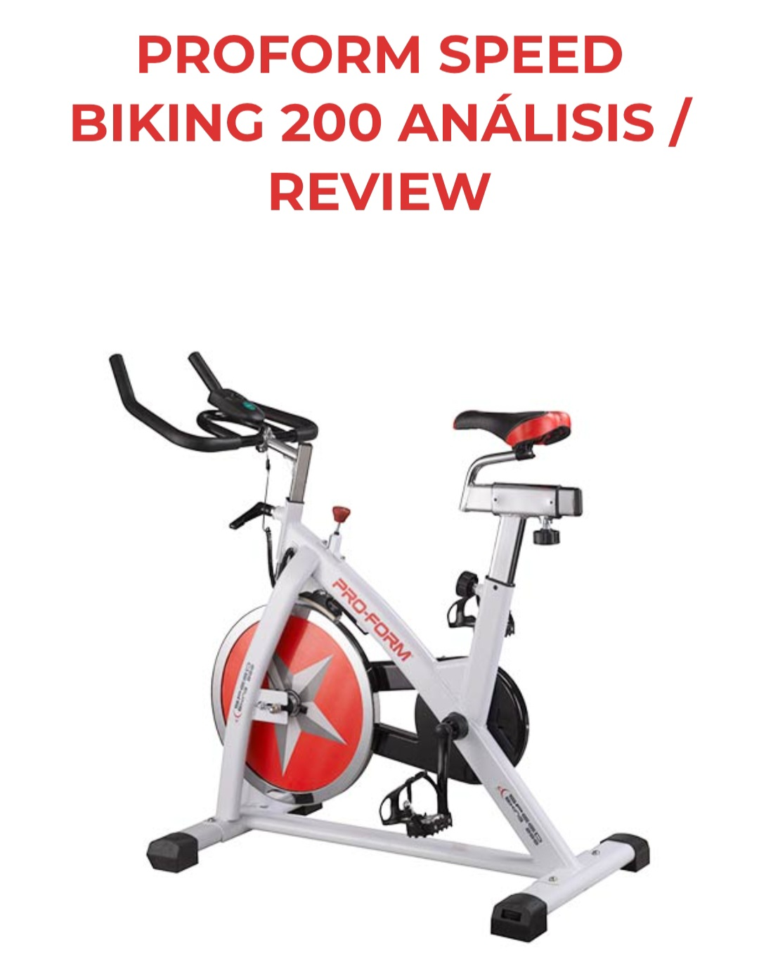 Pro-Form Speed Biking 200 Exercise Bike