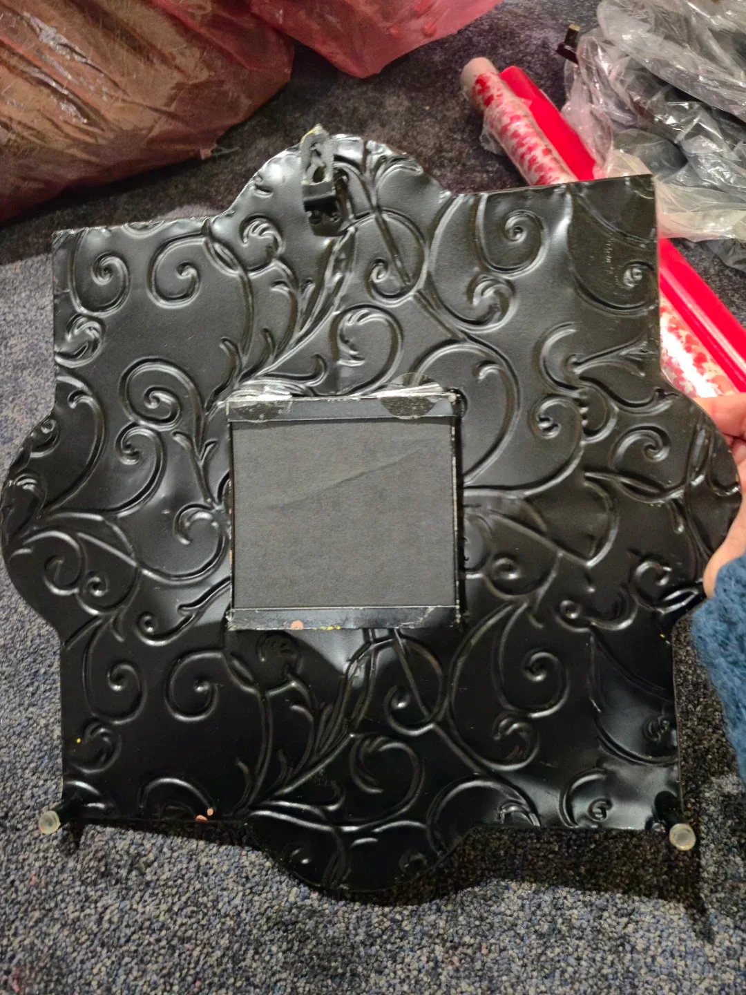 Decorative Metal Photo Frame - Holds 4"x4" Photo image indicator(5)