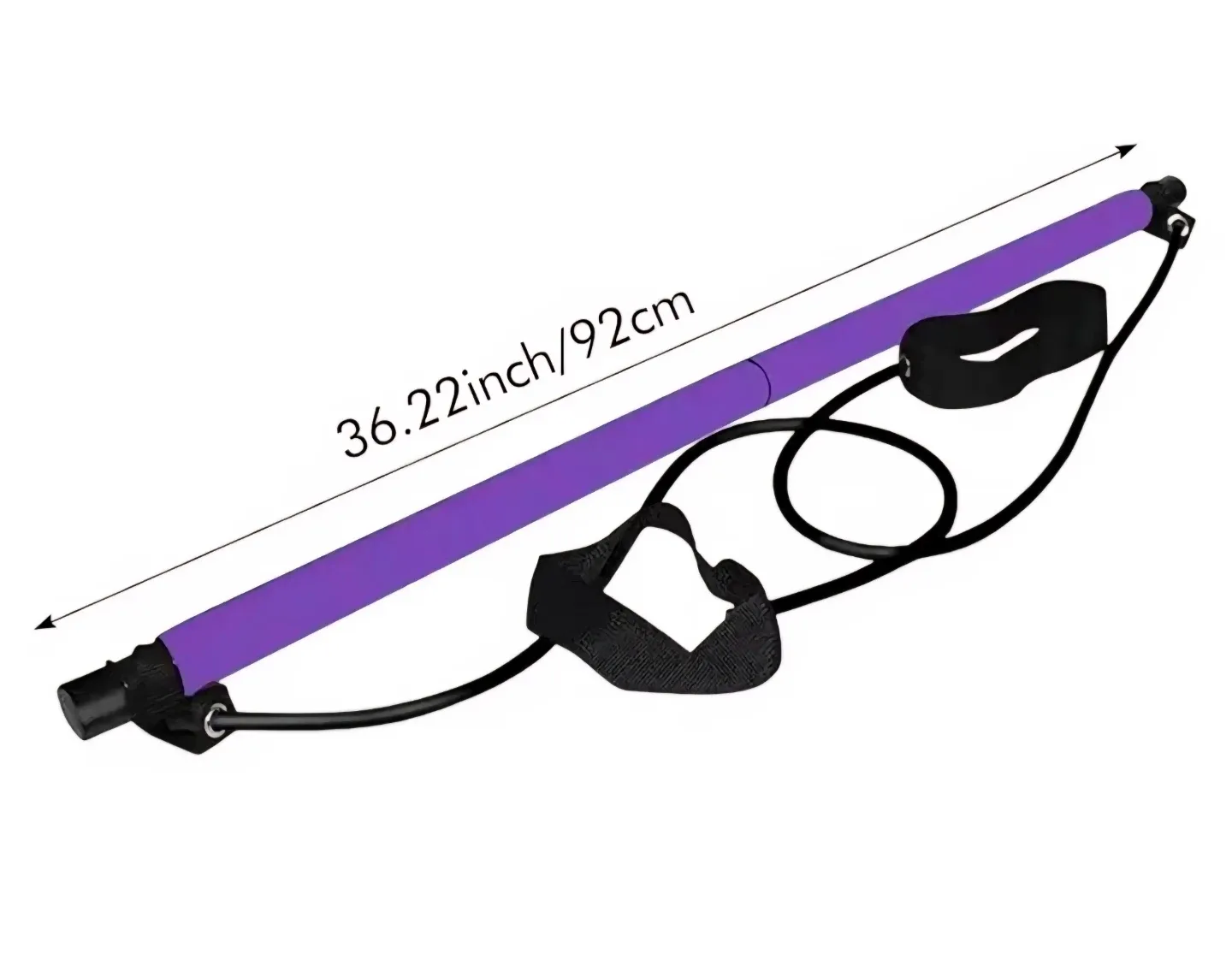 Pilates Bar Kit with Resistance Band - Purple image indicator(3)