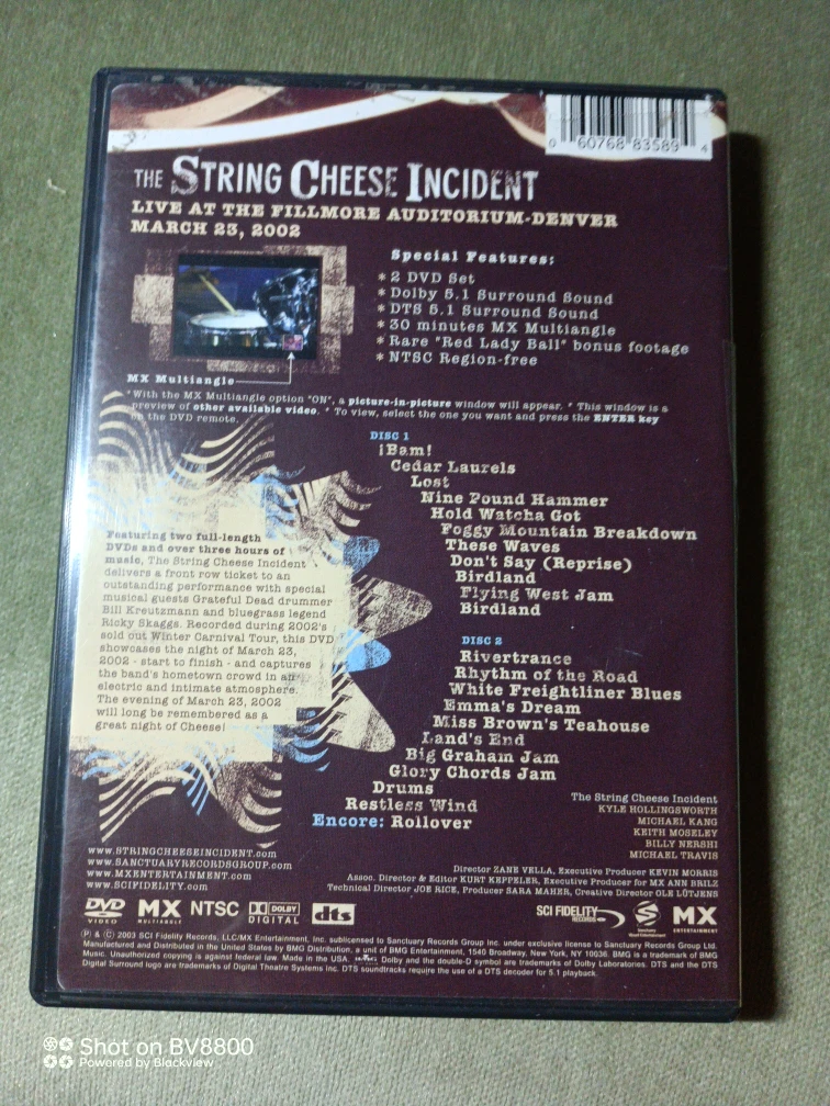 The String Cheese Incident - Live at Fillmore DVD - photo 2