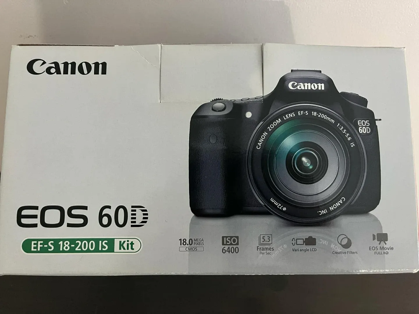 Canon EOS 60D EF-S 18-200 IS Kit image indicator(2)