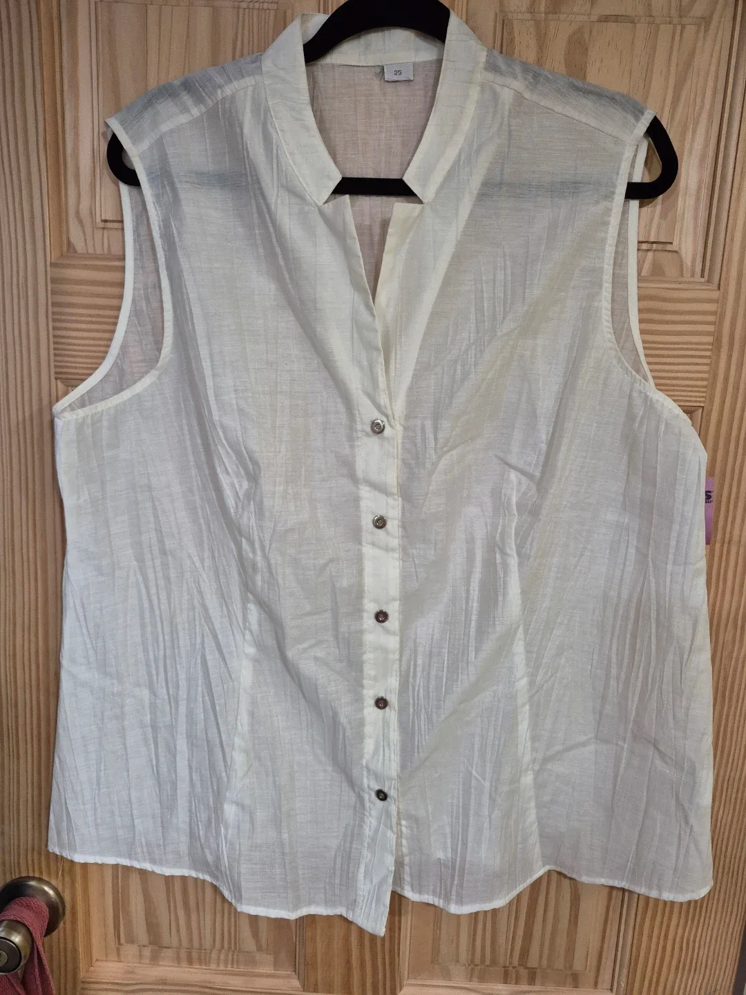 Marina Rinaldi Women's Woven Button Down Blouse in size 20W