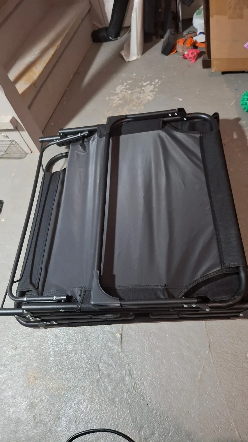 Folding Cot - Black image indicator(3)