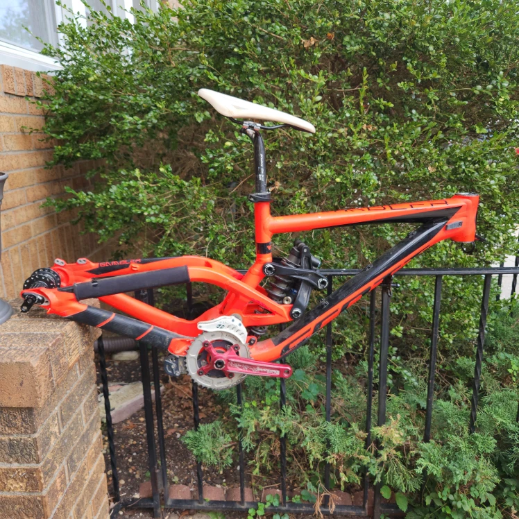 Orange  Mountain Bike Frame
