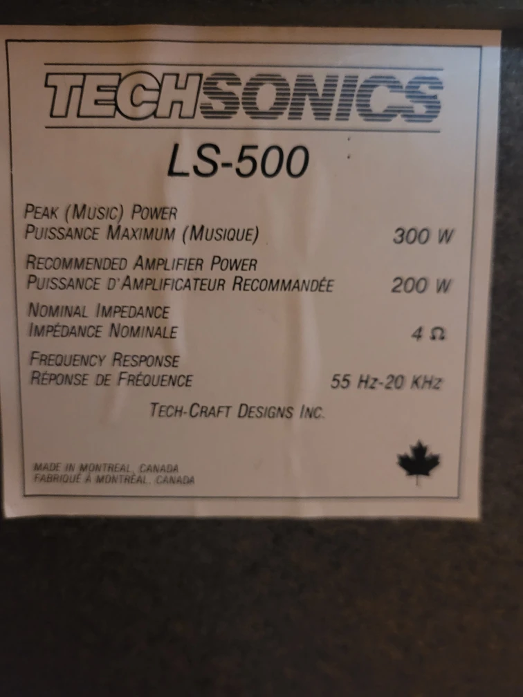 Techsonics speakers for sale. - photo 5
