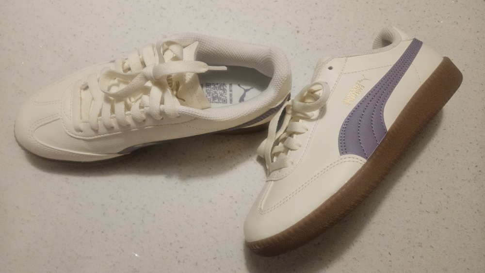 Puma Cream & Purple Sneakers - photo 2