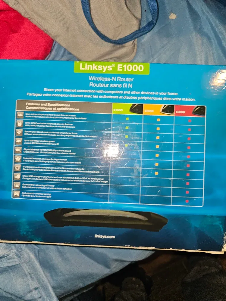 Cisco Linksys E1000 Wireless-N Router image indicator(2)