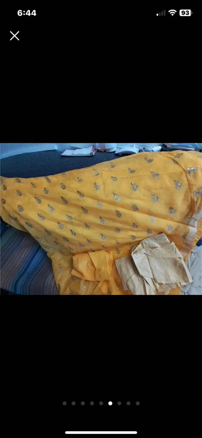 Yellow Embroidered Lehenga Choli Set - photo 5