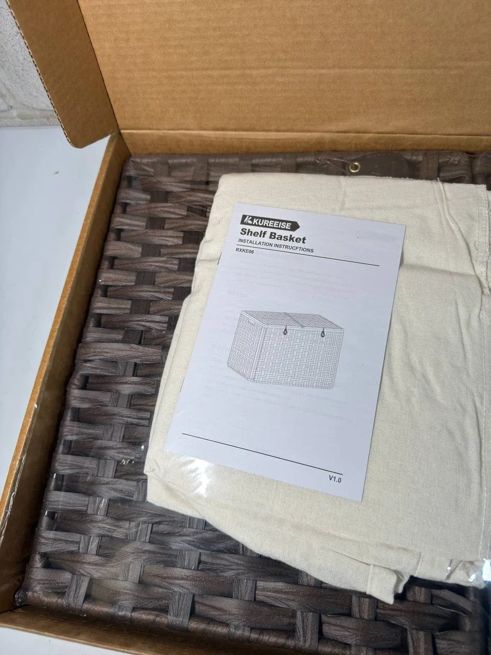 KUREEISE Storage Basket with 2 separate Lid, 105L image indicator(5)