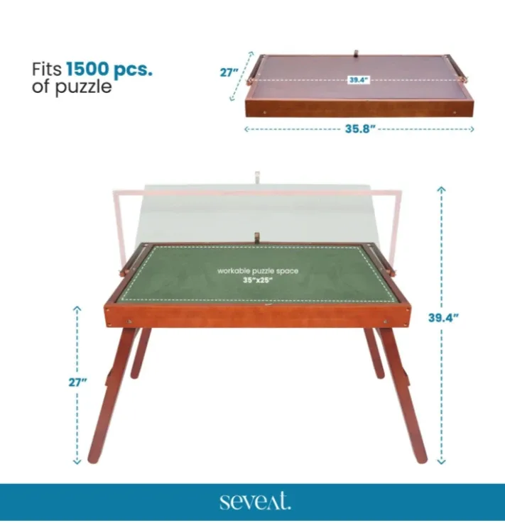 Seveal Tilting Jigsaw Puzzle Table - 1500 Pieces image indicator(4)