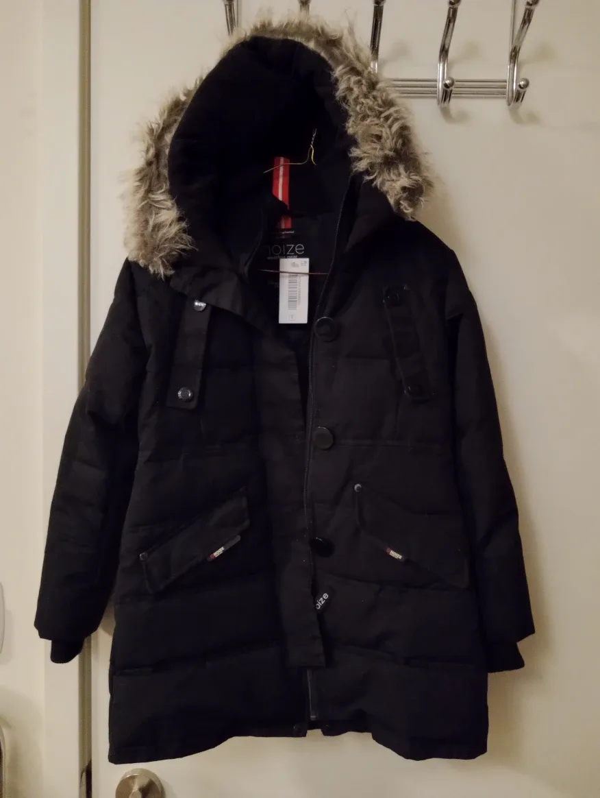 Branch new bllack winter coat $35.