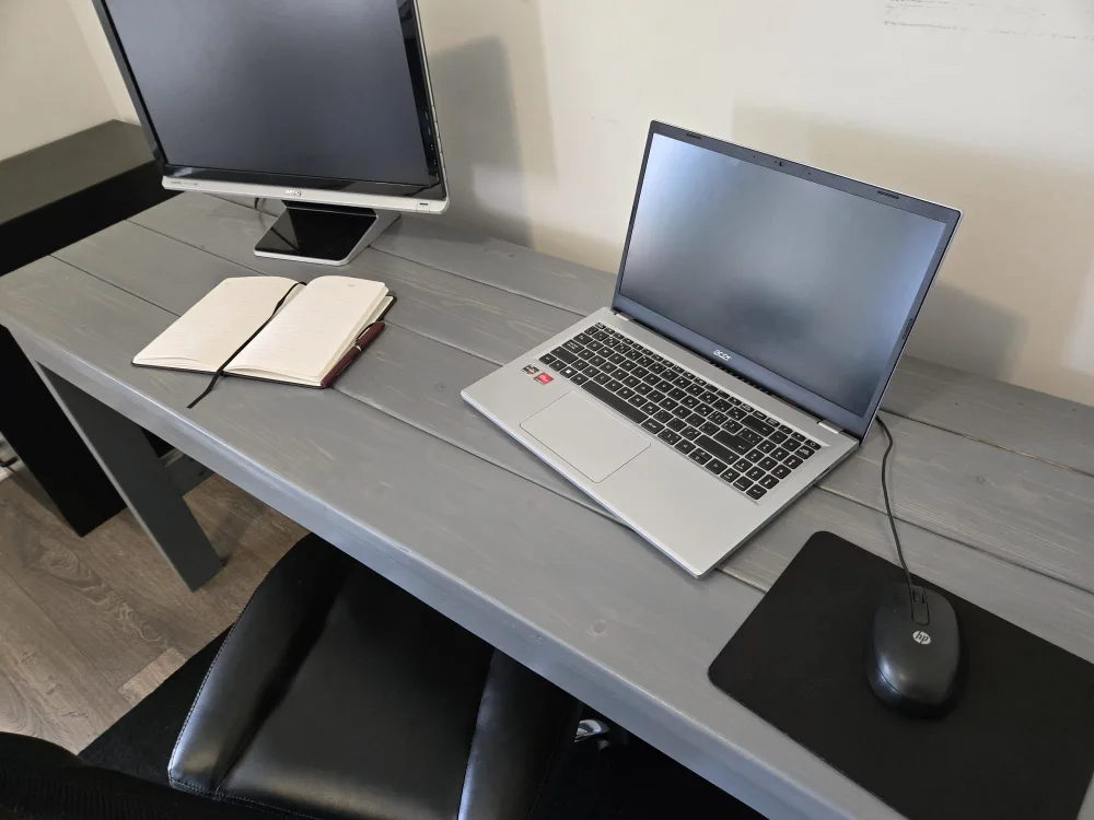 Handmade wooden desk