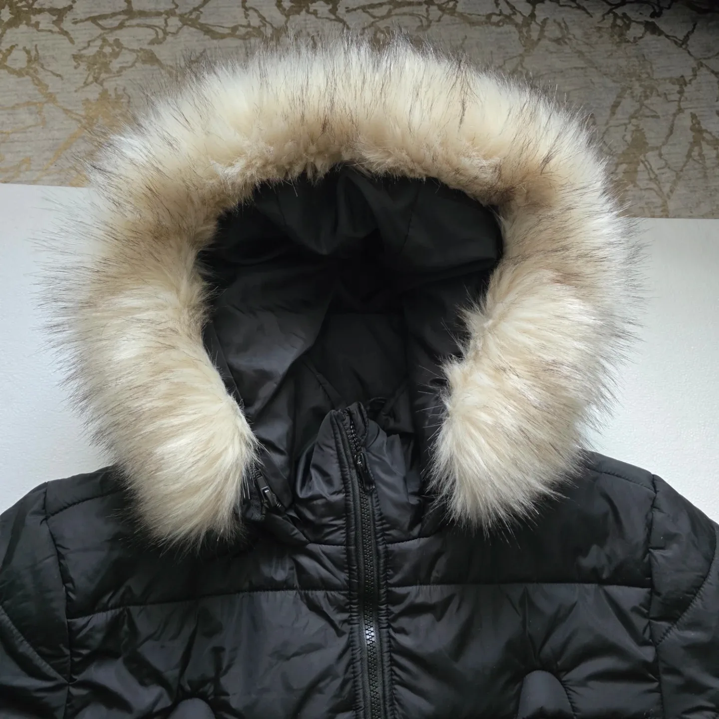 Brand new Forever 21 Women's Parka winter jacket real fur hoodie image indicator(6)